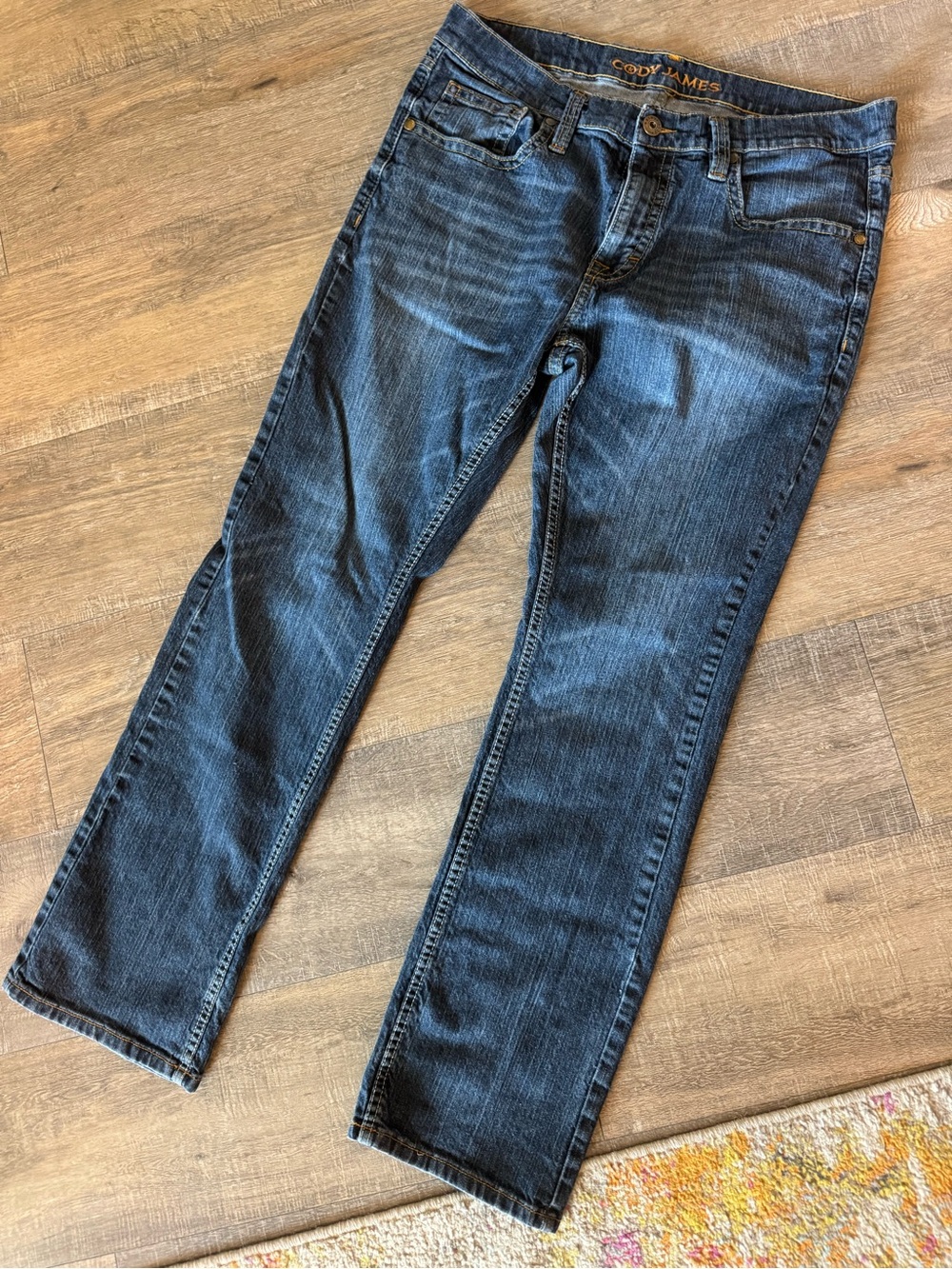 Cody James Men's Dark Blue Jeans 36x32